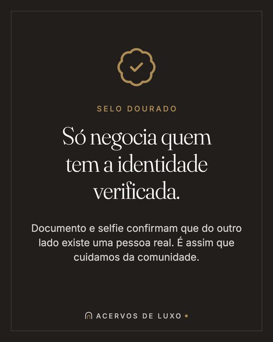 Só negocia quem tem a identidade verificada.