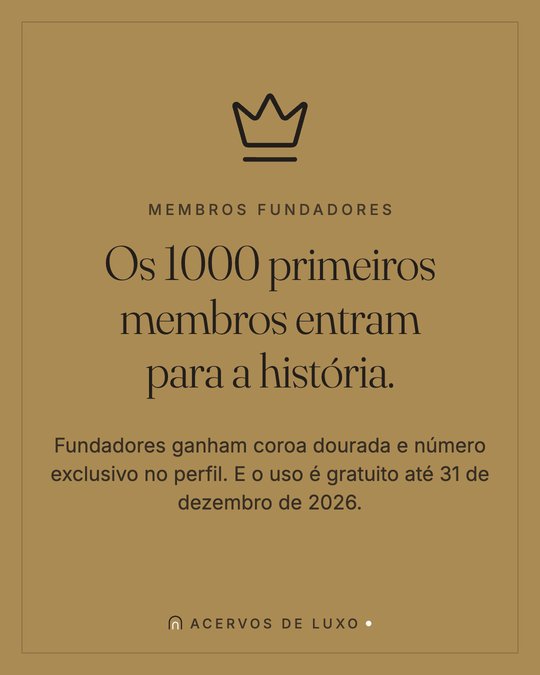 Os 1000 primeiros membros entram para a história.
