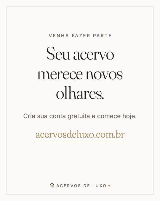 Seu acervo merece novos olhares.
